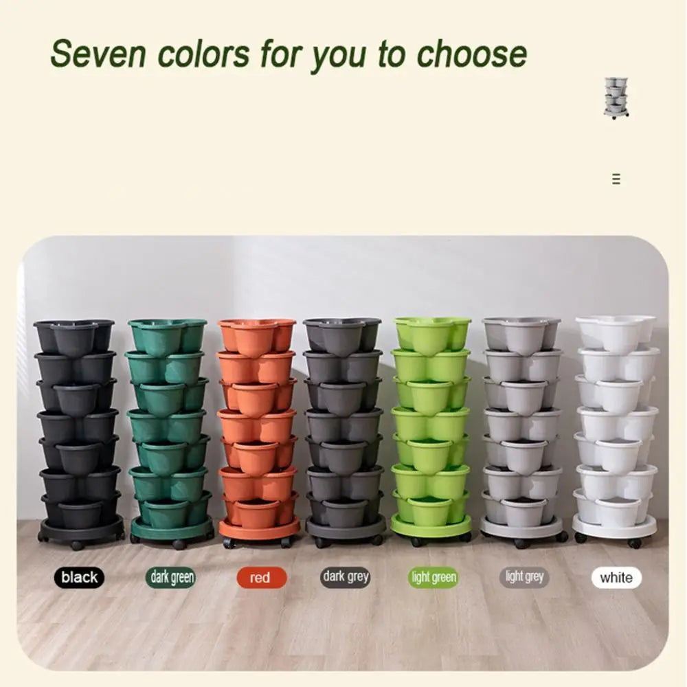 Rolling Self-Watering Planter