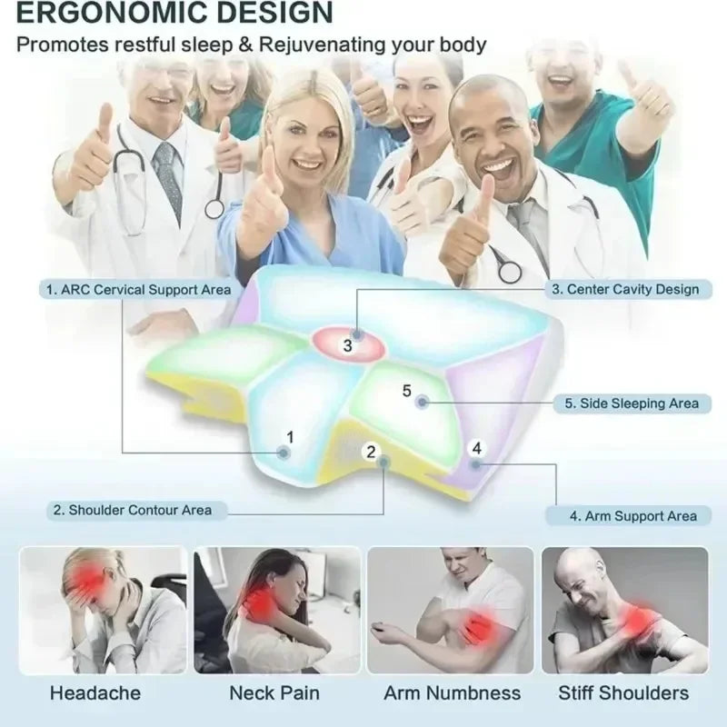 Ergonomic Contour Pillow