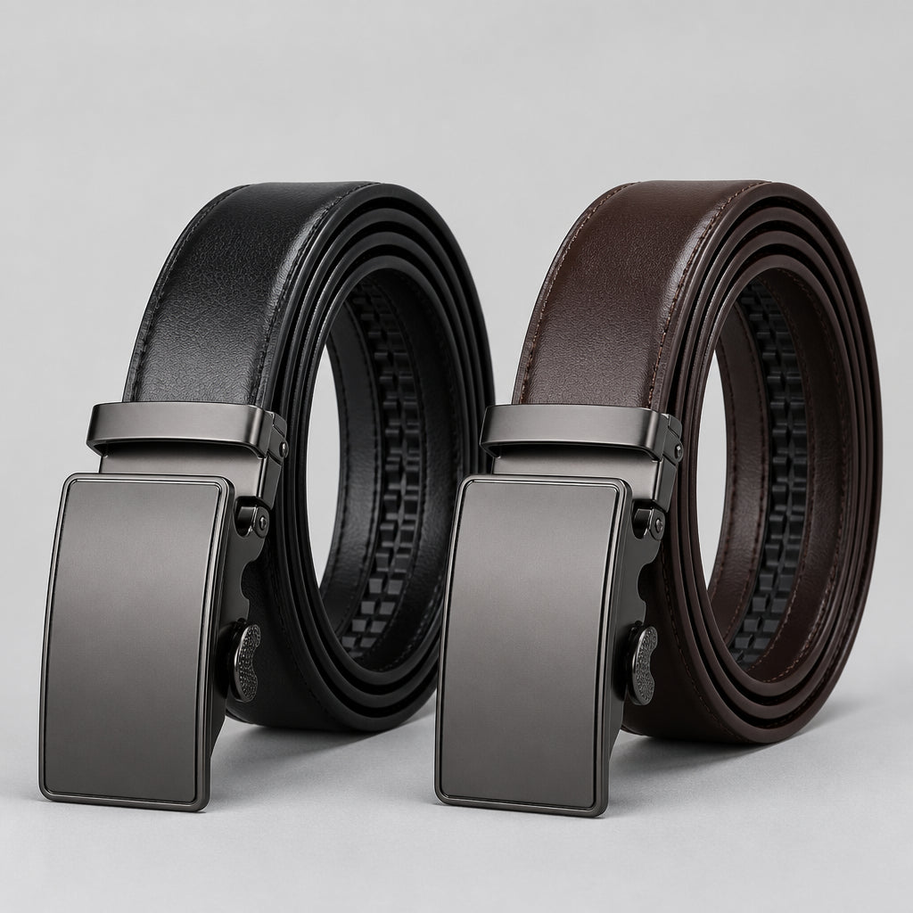No-Hole Ratchet Belt 2-Pack
